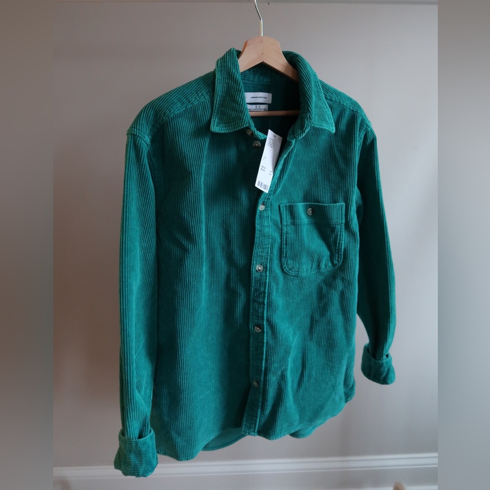 NWT Urban Outfitters Oversized Corduroy Button Down Top | Flannel | Sweater